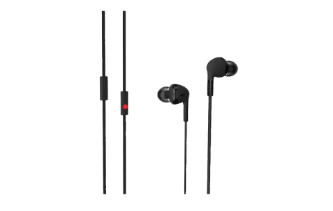 HTC MAX 500 - гарнитура HTC Active Earphones (черный цвет)